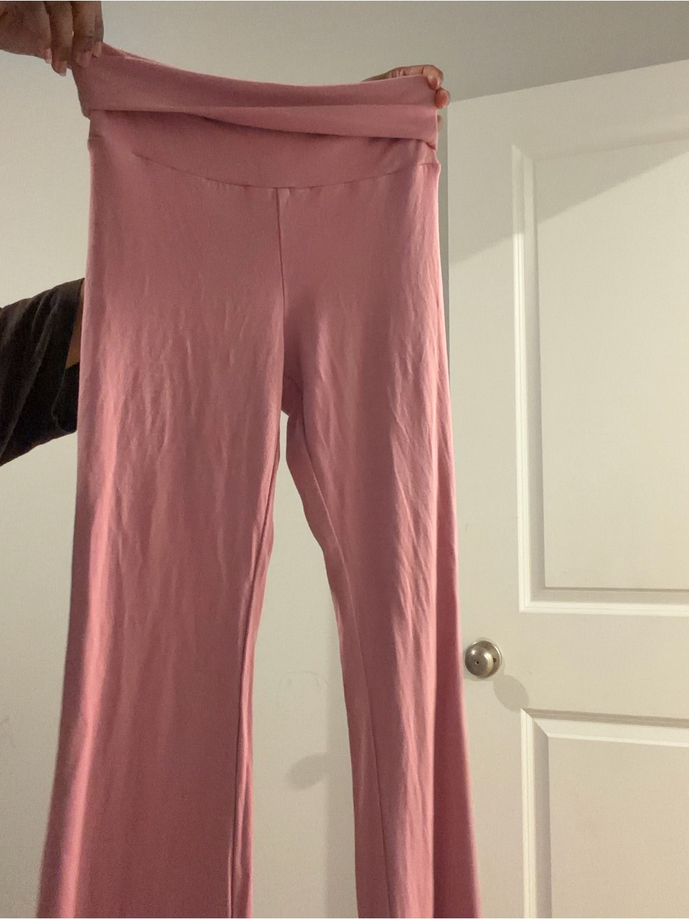 Women’s High-Waist Pink Flare Pants